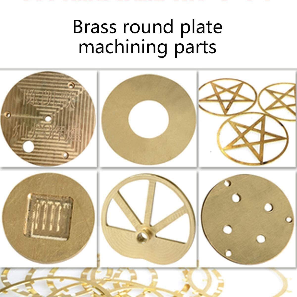 Messingblech, Metallblechplatten, Messingplattenblech, Messingplatte, Messingscheibe, Runde Platte, Kupferlegierung, Massiver Kreis, Dicke 2 Mm, Verwendet Für Leitfähiges Thermisches Metall,