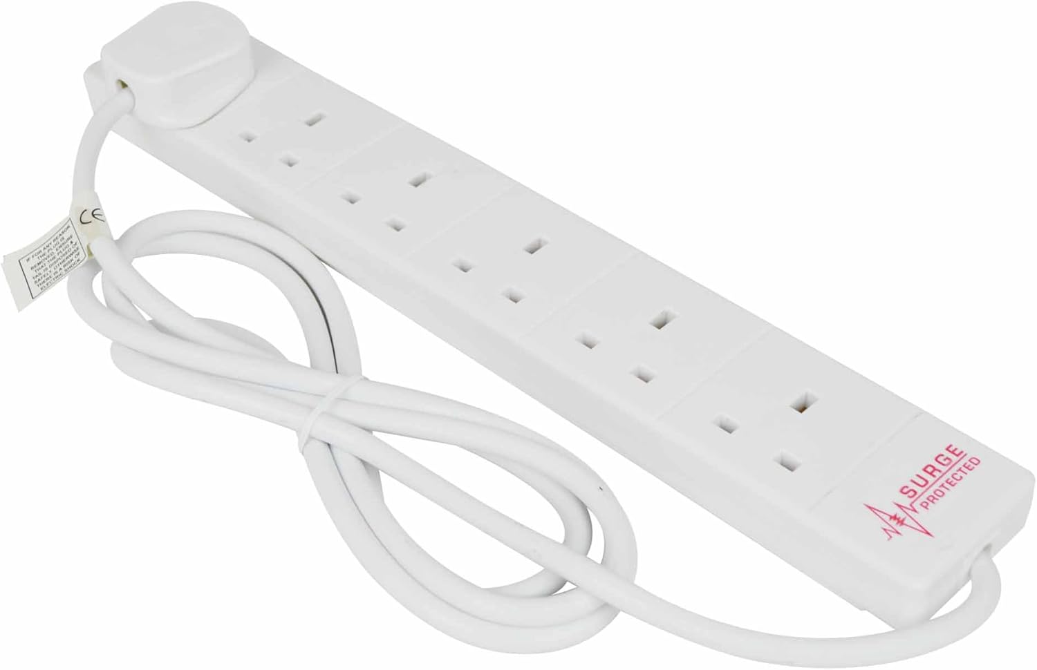 STATUS Multi Plug Extension 6 Socket Extension Cable 2m Extension