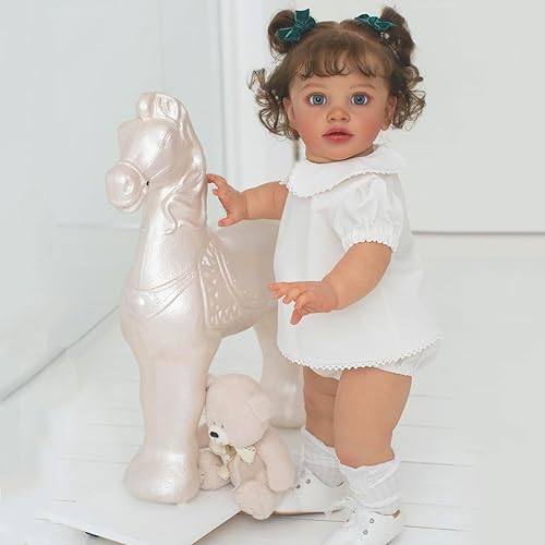 Miniatura 1 de RXDOLL Life Like Baby Dolls That Look Real Life Baby Dolls Girl 26 pulgadas Reborn Baby Doll Baby Doll realista Baby Dolls Silicone Vinyl Blue Eyes