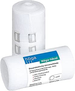 Höga Ideal, dauerelastische Universalbinde, 10 cm x 5 m gedehnt, sehr ...