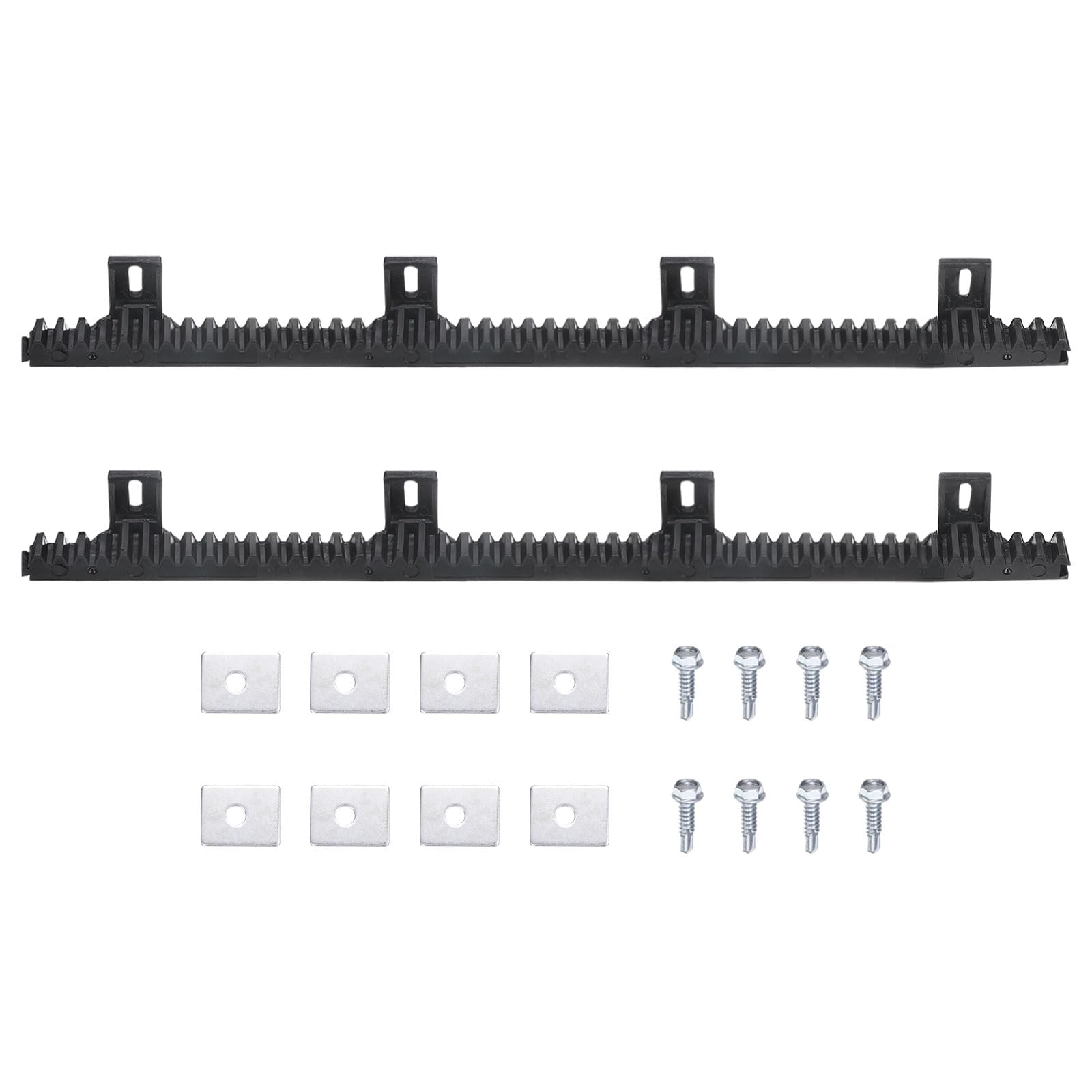 QUARKZMAN 2 Unidades Cremallera de Nylon Total 6.6 Pies para Operadores
