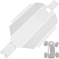 Vgoohobby Stainless Steel Skid Plate Chassis Armor for Hyper Go H16BM H16GT H16DR MJX 16207-16210 1/16 RC Cars - Rust-Proof Protection