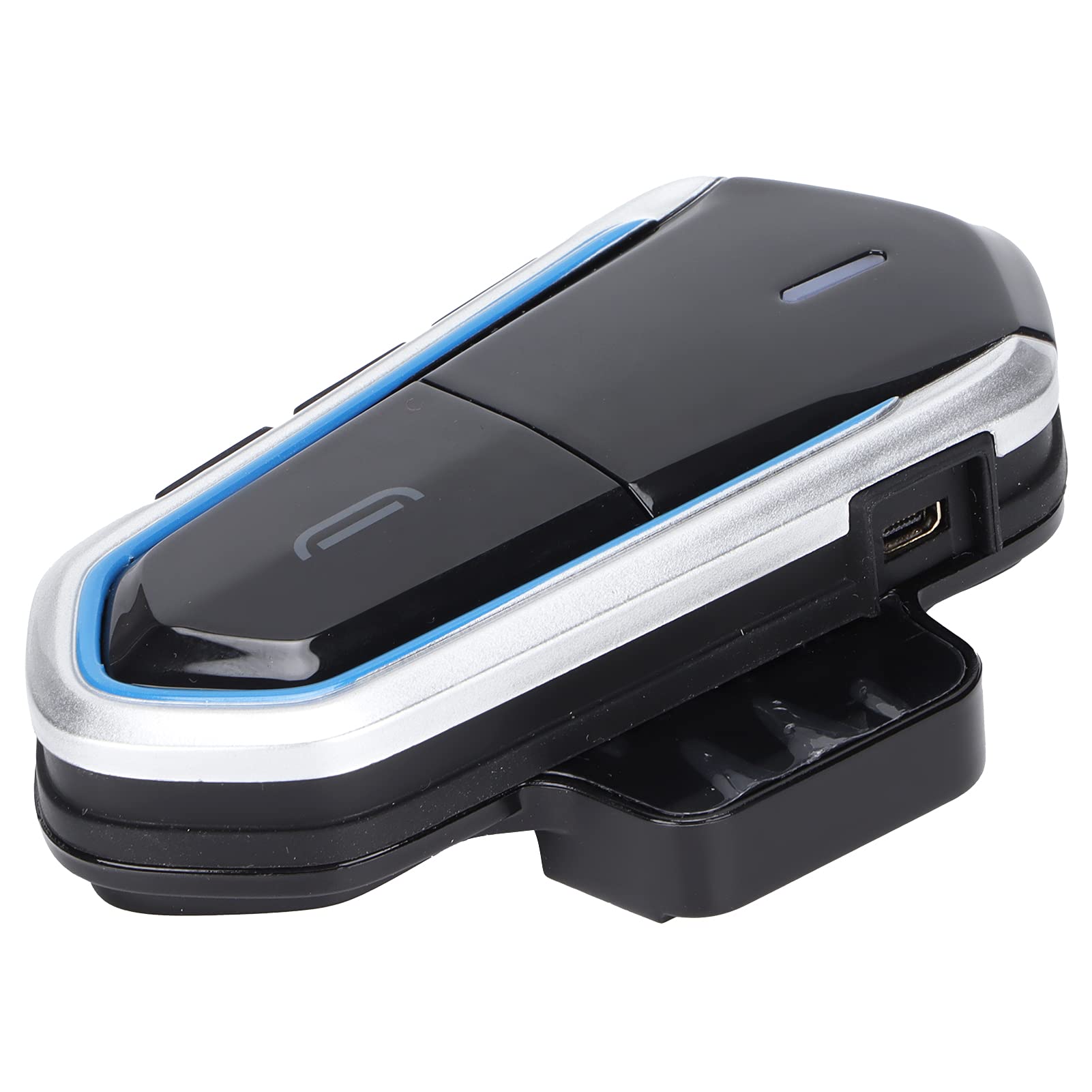 Jectse Auricolare per Moto, Auricolare per Casco da Moto, Auricolare per Casco da Moto Ultra Sottile con Microfono, per Vivavoce/Musica per Lo Sport in Moto