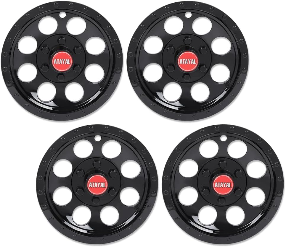 GPLUS 10" Chrome Wheel Cover Hub Caps Compatible with EZGO