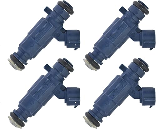 Inyector de combustible 4PCS 35310-02900 compatible con Hyundai Atos MX i10 PA Kia Picanto 2004-2010
