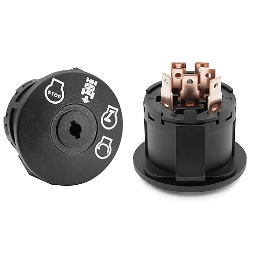 Miniatura 2 de Lawn Mowers Tractor Ignition Switch 4 Position Compatible with Husqvarna, Craftsman, Delta, Poulan,MPN,AYP, Ariens, MTD, Snapper,