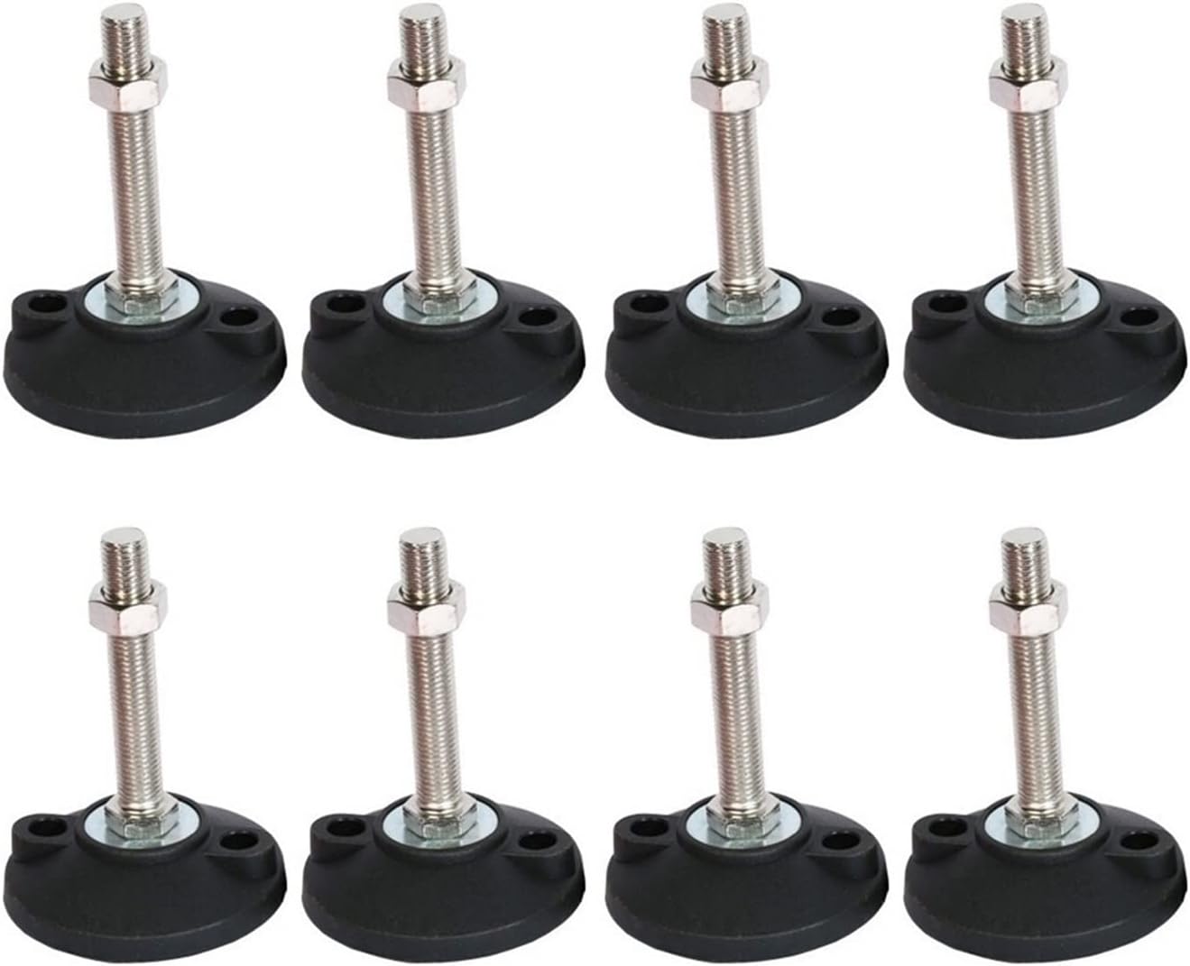 KEEBI 8 Pieces of Leveling Feet, Adjustable Furniture Foot Levelers