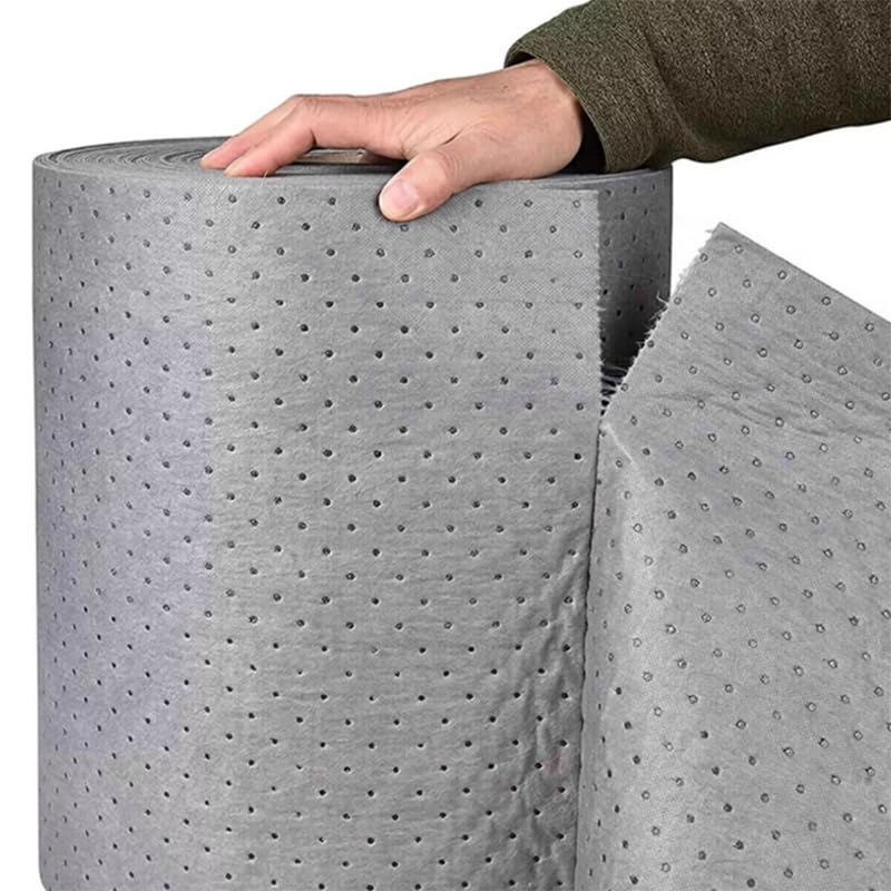 Rouleau absorbant d'huile pour garder un garage propre sans taches