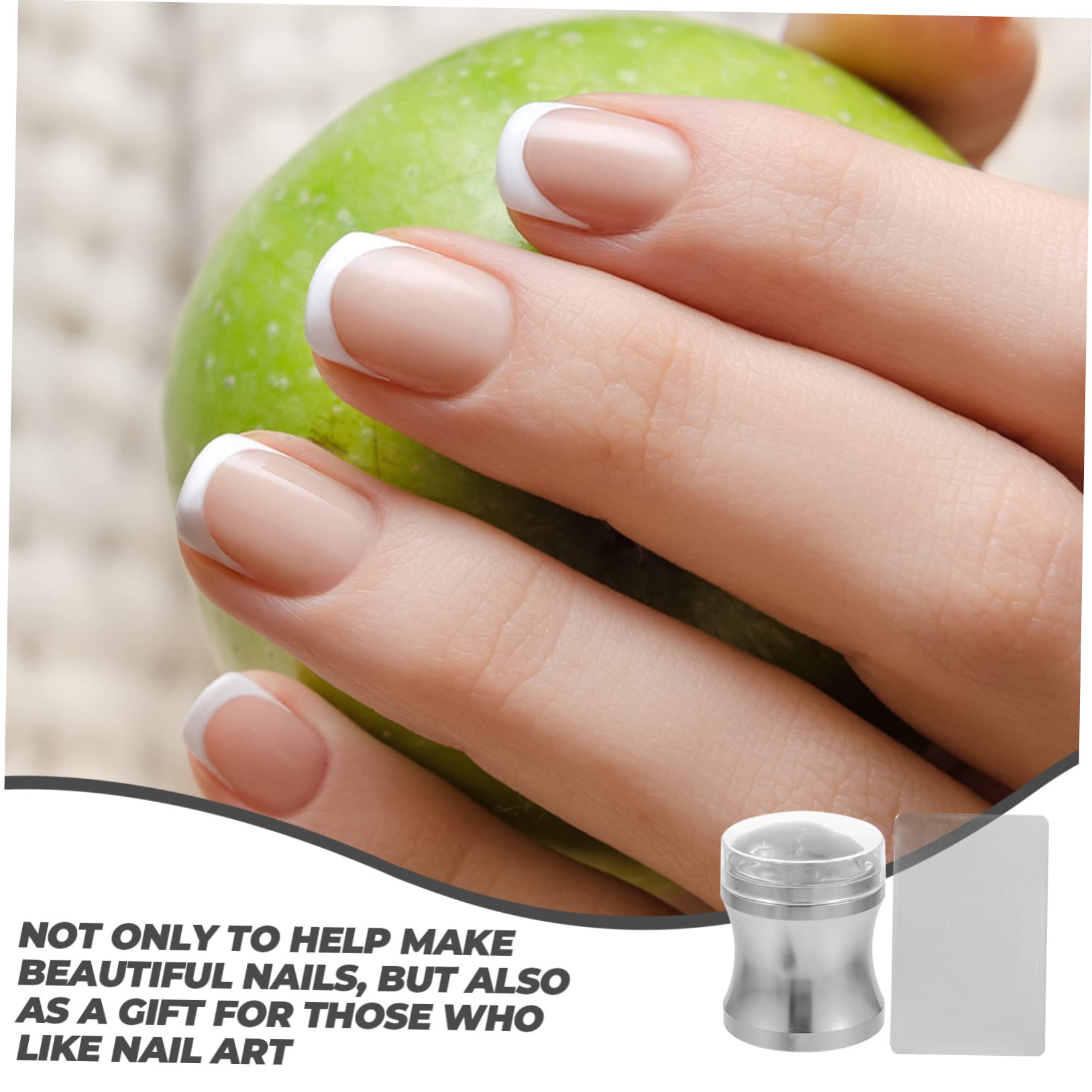 5juegos Kit De Estampado De Uñas De Silicona Plantillas Para Nail Art Incluye Estampador y Rascador Para Decoración De Manicura Casa y Salones Profesionales