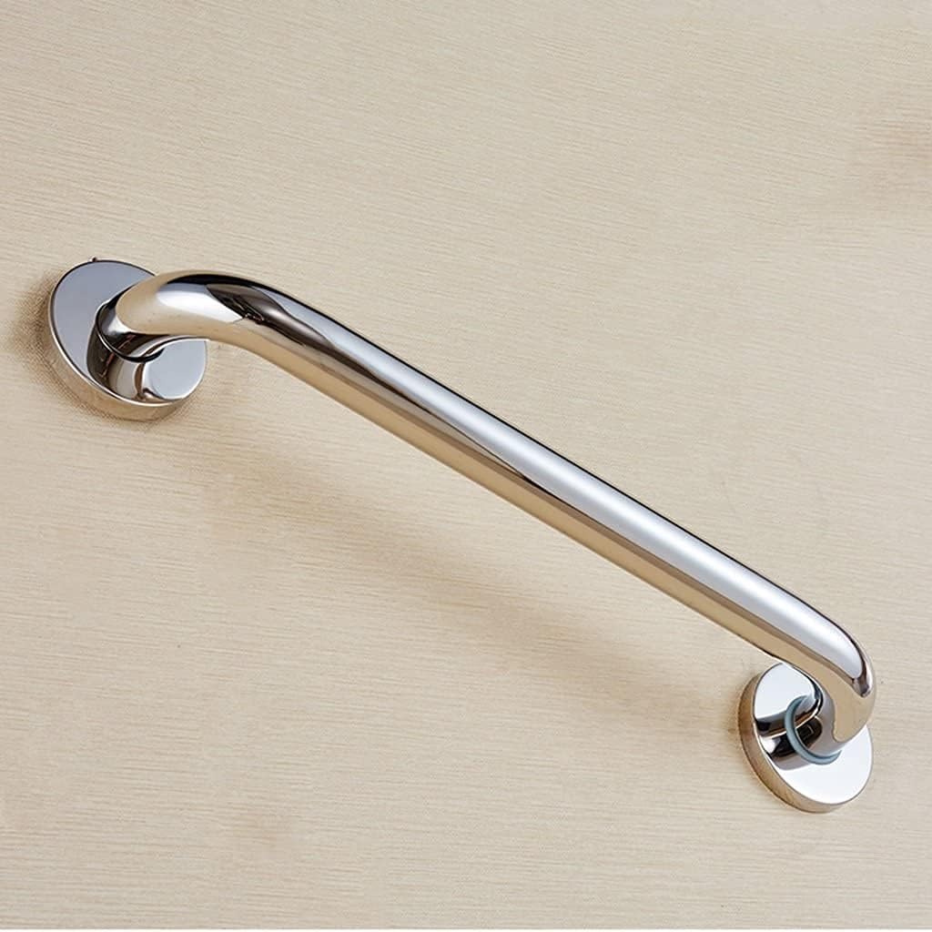 Barra di sostegno antiscivolo in acciaio inox per il bagno, per anziani e disabili, 80 cm, montaggio a parete