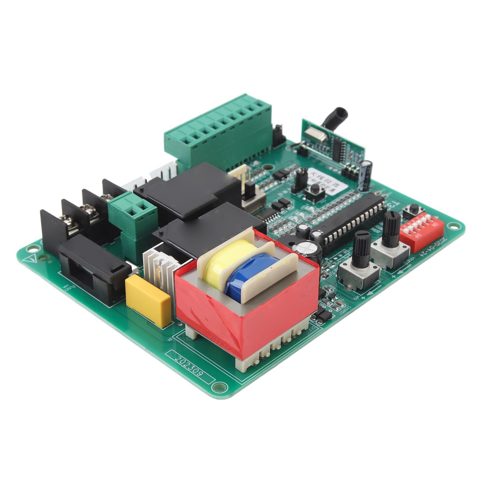 SIXRUN Scheda di Controllo Circuito Universale per Apriporta Scorrevole Scheda di Controllo Elettronica Principale per Motore Cancello Scorrevole Scheda di Controllo Apriporta