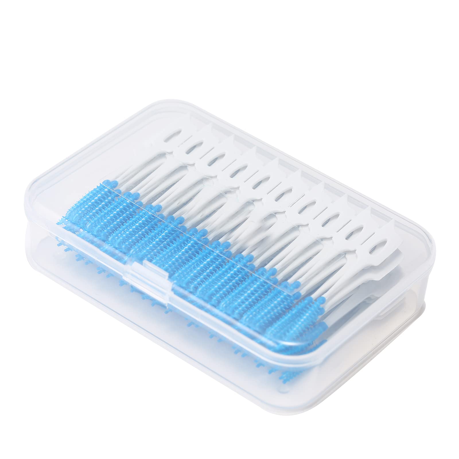 160PCS Interdental Brushes Ultra Tight s Tooth Interdental Cleaners Silicone Toothpick Brush Cleaners Disposable Dental Brushes Between Teeth