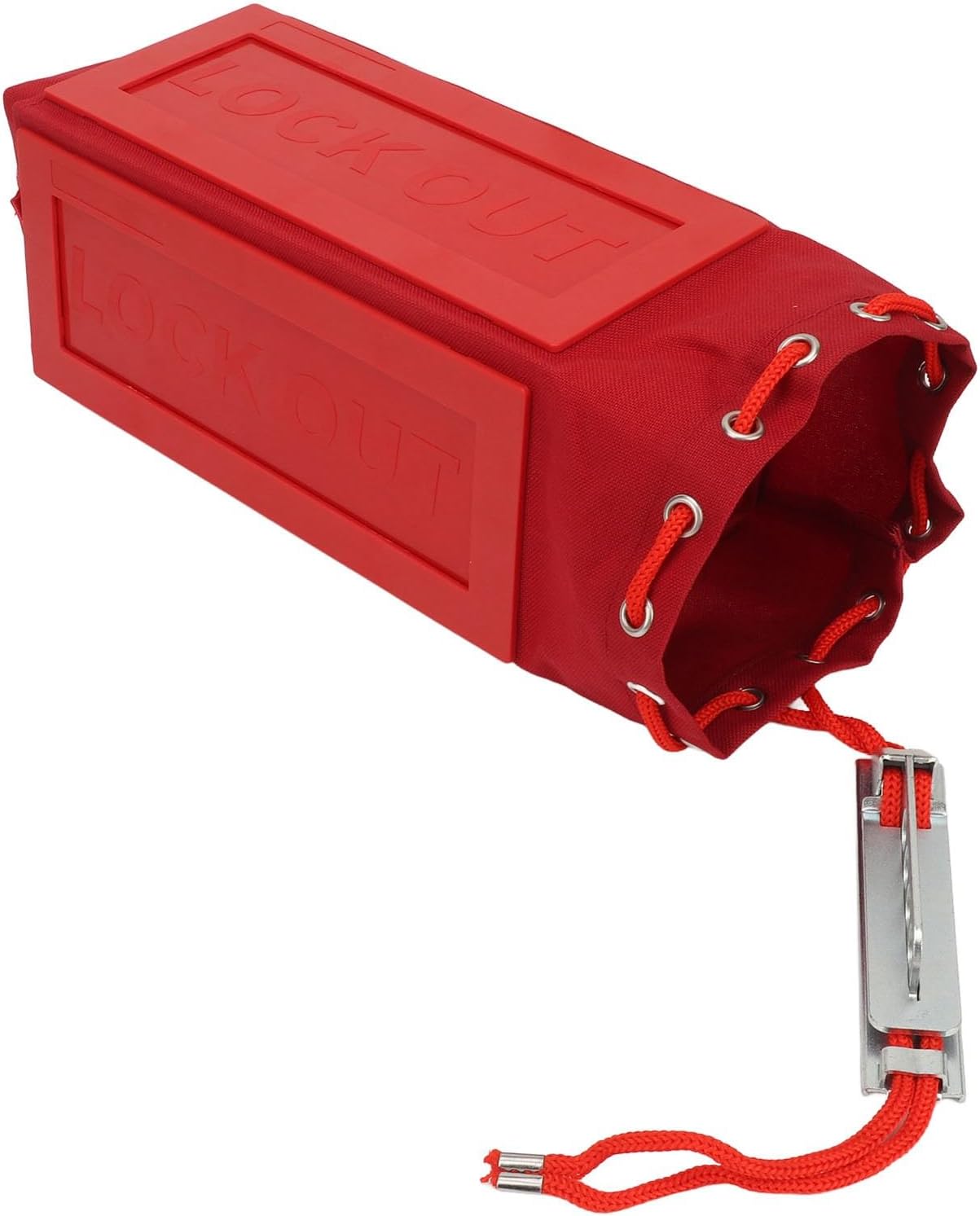 1PCS Pendant Control Safety Cover Set 100-450mm Foldable BD D75 Lockout Tagout Oversized Plug Hoist Control Cover Tear Resistant Lockout Bag for 100-450mm Controls Switches