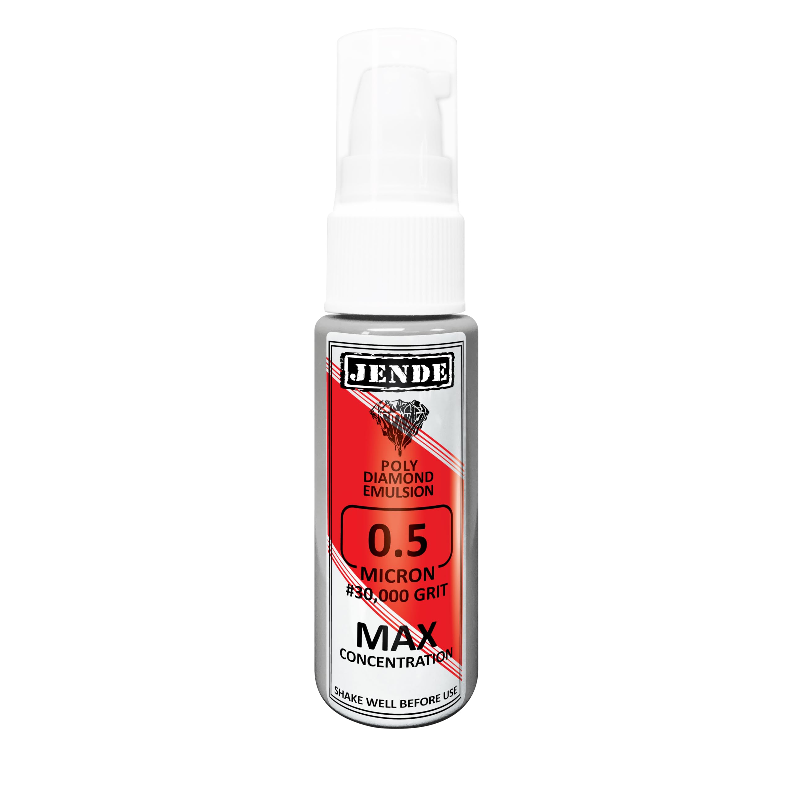 Jende 0.5 Micron Max Concentration Poly Diamond Stropping Emulsion 20ml-Higher Diamond Carat Level