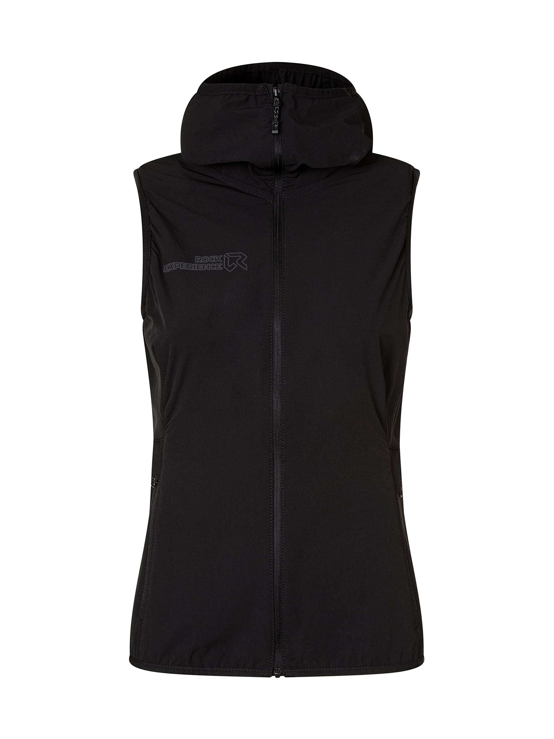 Rock Experience REWV00701 SOLSTICE 2.0 HOODIE SOFTSHELL Sports vest Women's CAVIAR XS