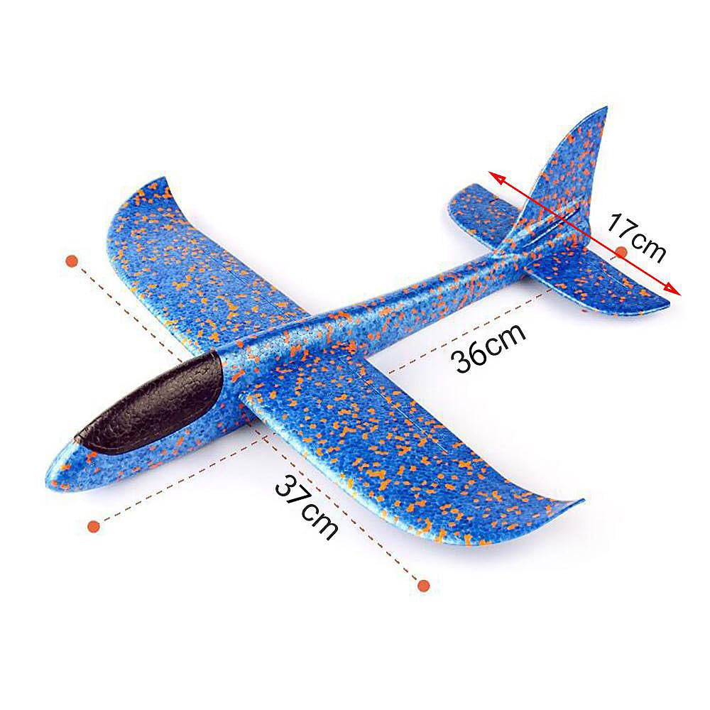 PARENCE.- Wyrzutnia styropianu Samolot - Ręczna paralotnia, Zabawka, Outdoor - Model Aeronaut, 36x37cm