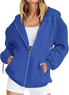 Gkojhj Hoodie Women's Oversize: 2023 Warm Outerwear Casual Warm Training Jacket Warm 90s Y2k E-Girl Transition Jacket Long Coat Jacket Autumn Winter Sweatshirt Jacket with Hood