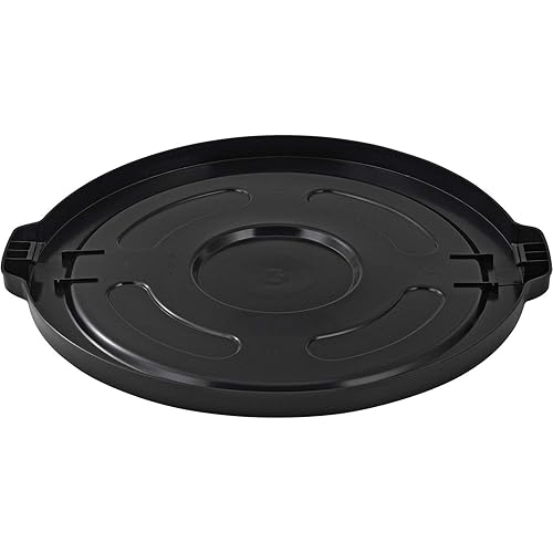 Miniatura 3 de Global Industrial Tapa de bote de basura de 55 galones, color negro