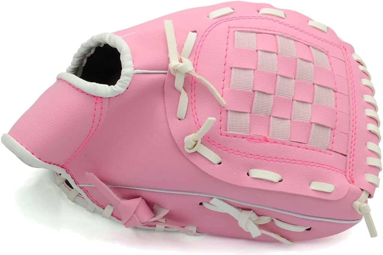 Baseball Glove,Baseball Softball Mitt with Ball for Kids Youth Adults Training and Beginner,Right Hand Throw,Left Hand Glove