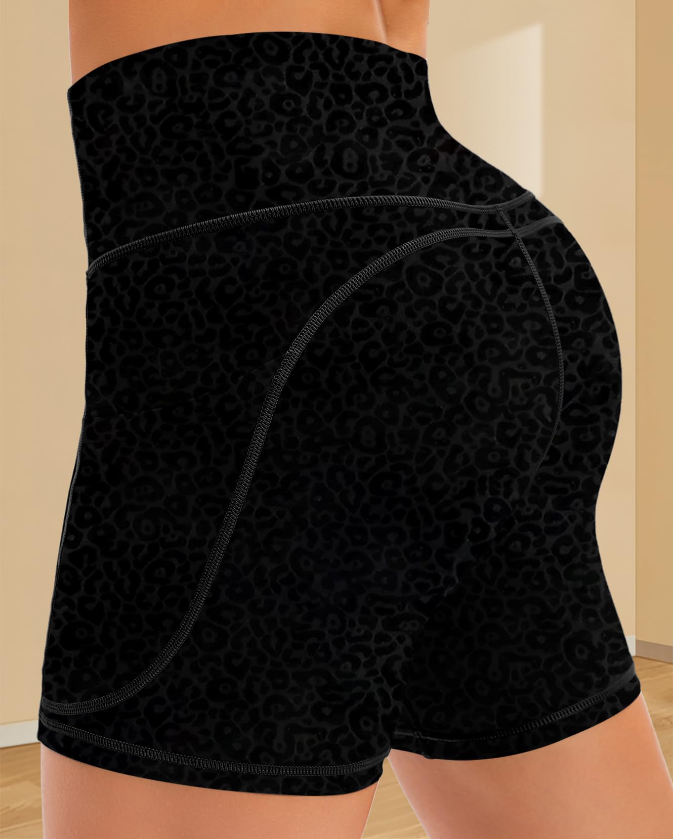 Gym Shorts Women Elastic high Waist Workout Short Capris Lounge Breathable Dolphin Yoga Shorts xs-3xl