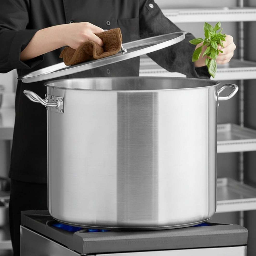 Amazon.com: TrueCraftware- 60 qt. Stainless Steel Stock Pot with