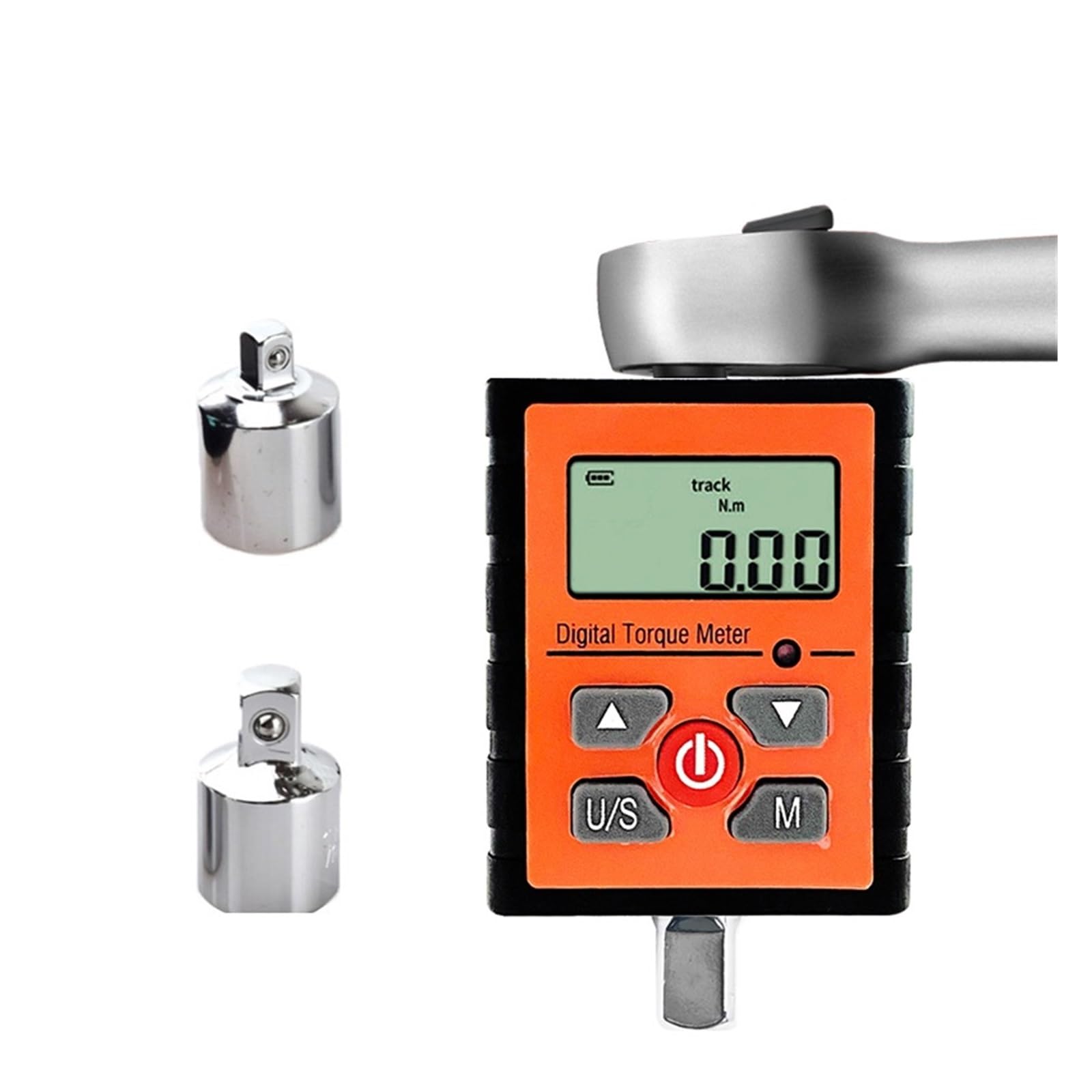 Adapter klucza dynamometrycznego elektroniczny cyfrowy wskaźnik momentu obrotowego 30Nm 135Nm 200Nm klucz nastawny do naprawy samochodu narzędzia,Wielofunkcyjna konwersja(3-30Nm)