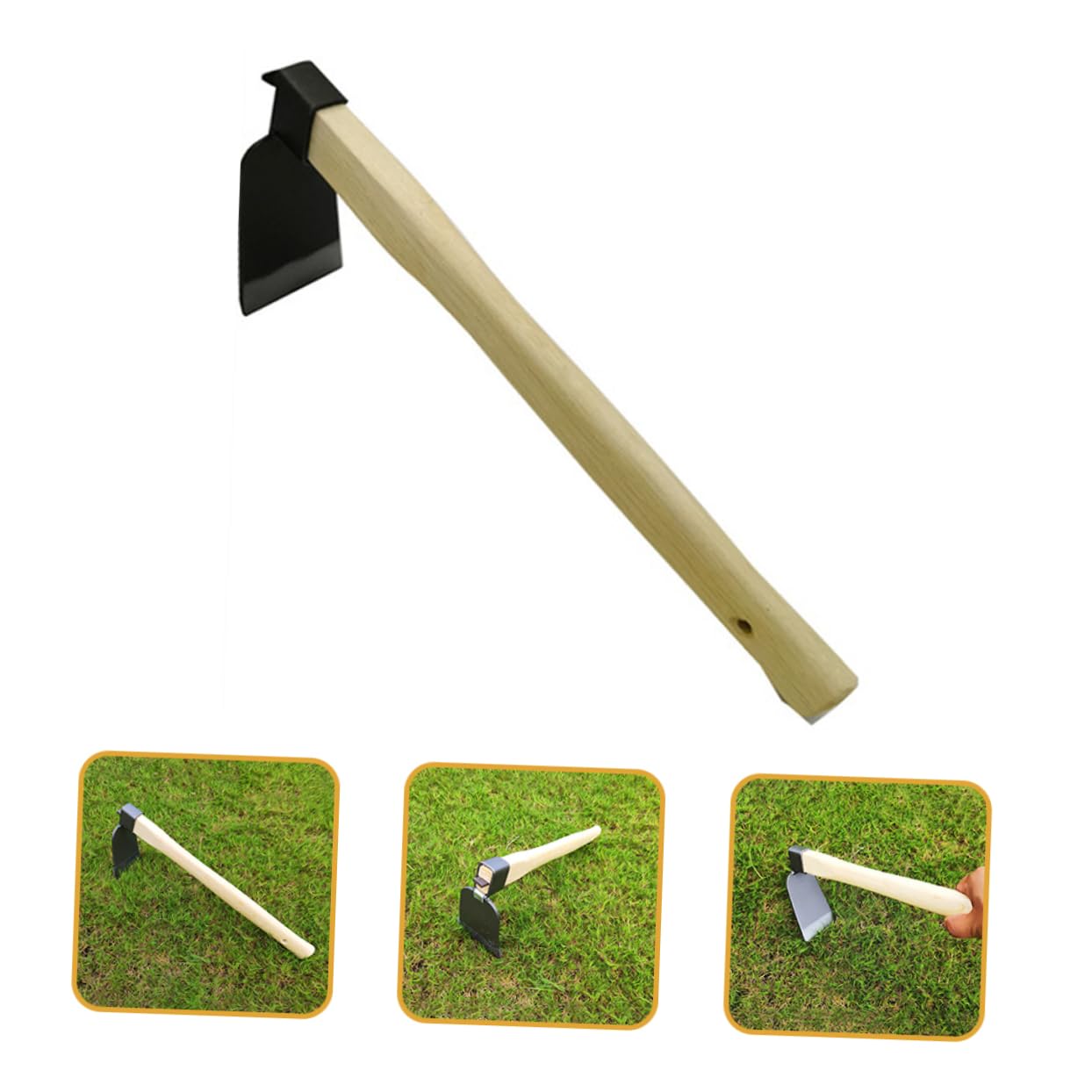Sosoport De Jardín Mango De Madera Herramienta Manual Para Huertos y Para Deshierbe y Plantación