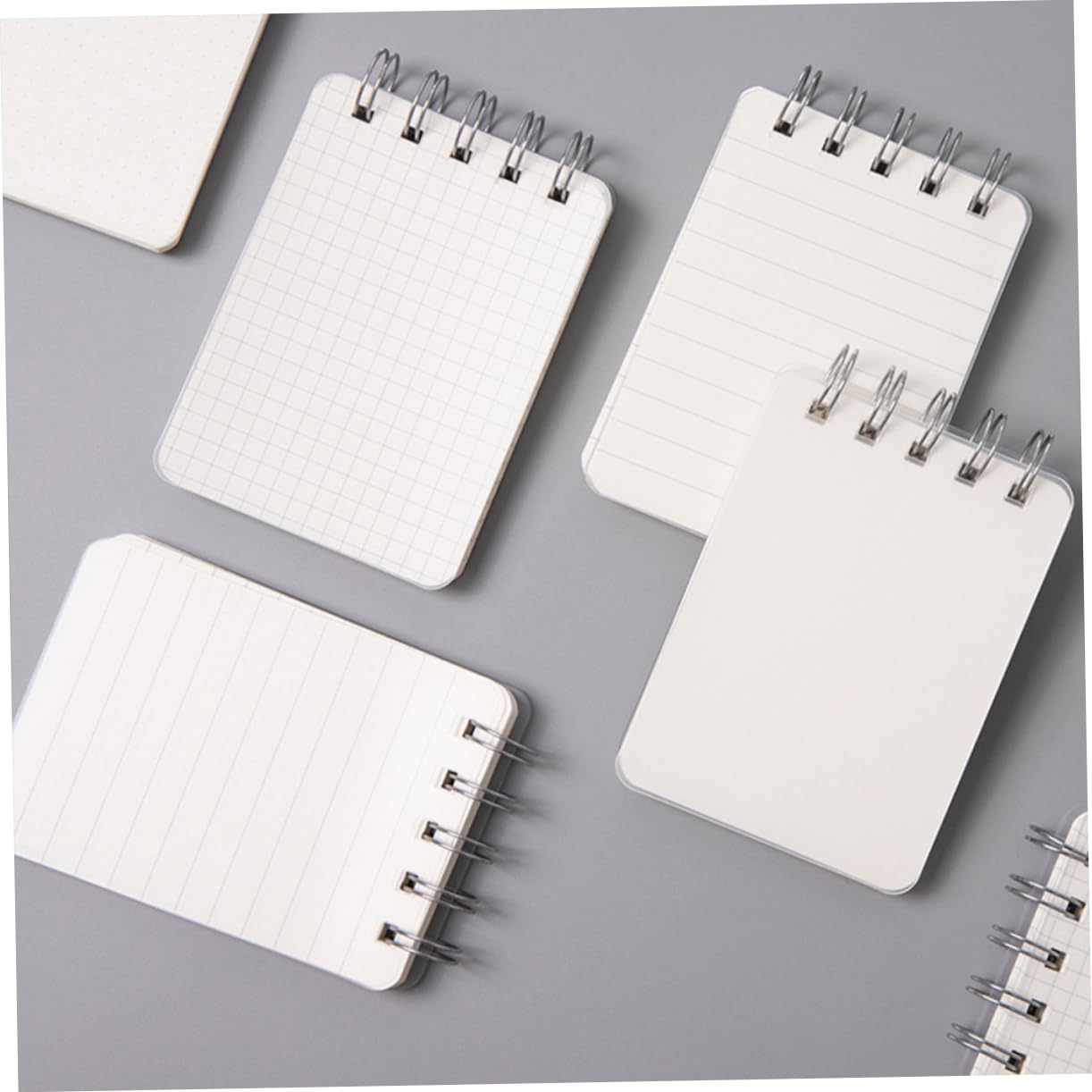Artibetter 5 Set Mini Taccuino Portatile Governato Notebook Di Diario Spirale Del Notebook Minuscolo Scuola Memo Blocco Mini Note A Spirale Piccoli Blocchi A Spirale Carta Bianca 4 Pezzi*5