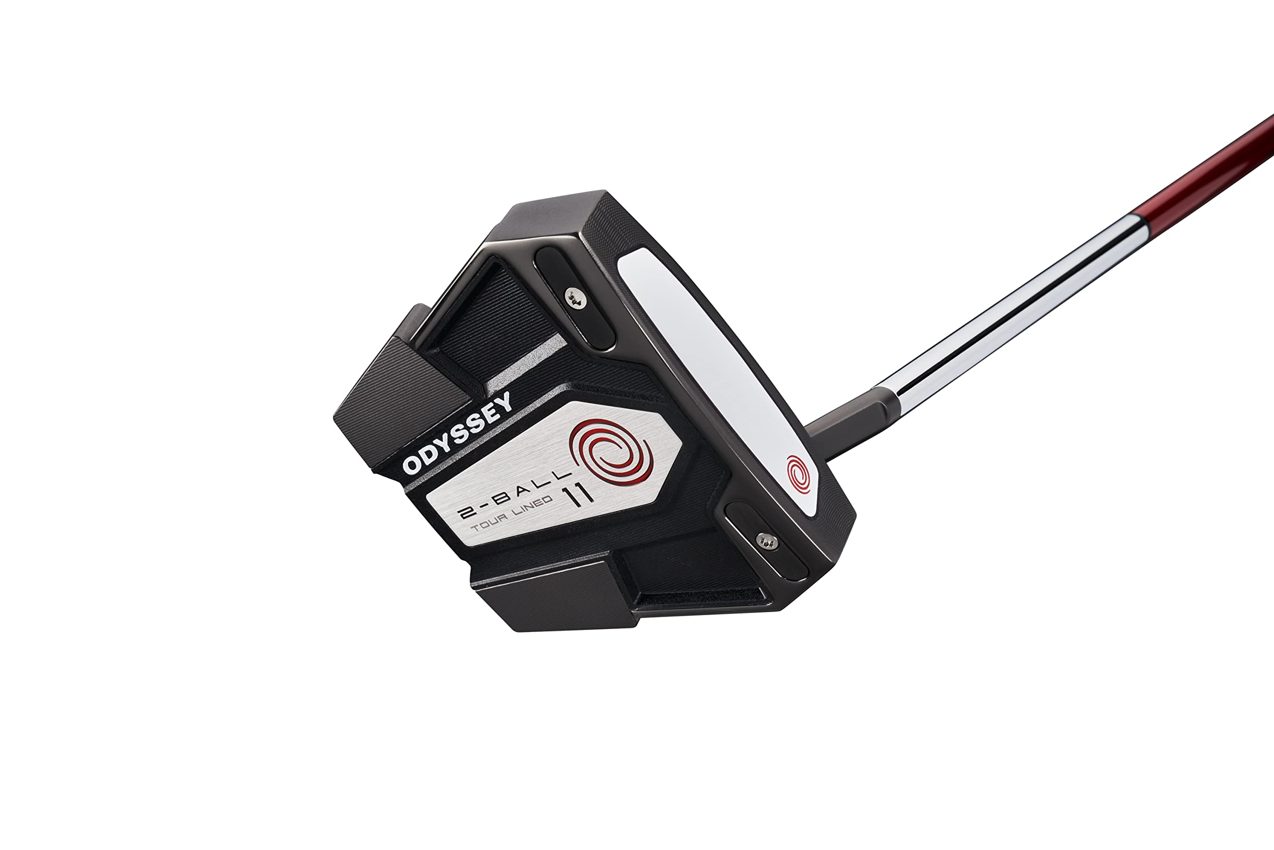 Odyssey Eleven 2-Ball Tour Lined Slant Putter, 33 in, Grips