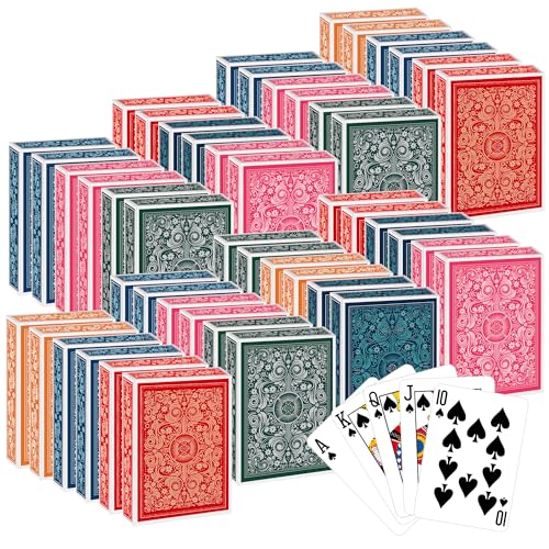 Barajas de Poker Set de 48 Paquetes Multicolor