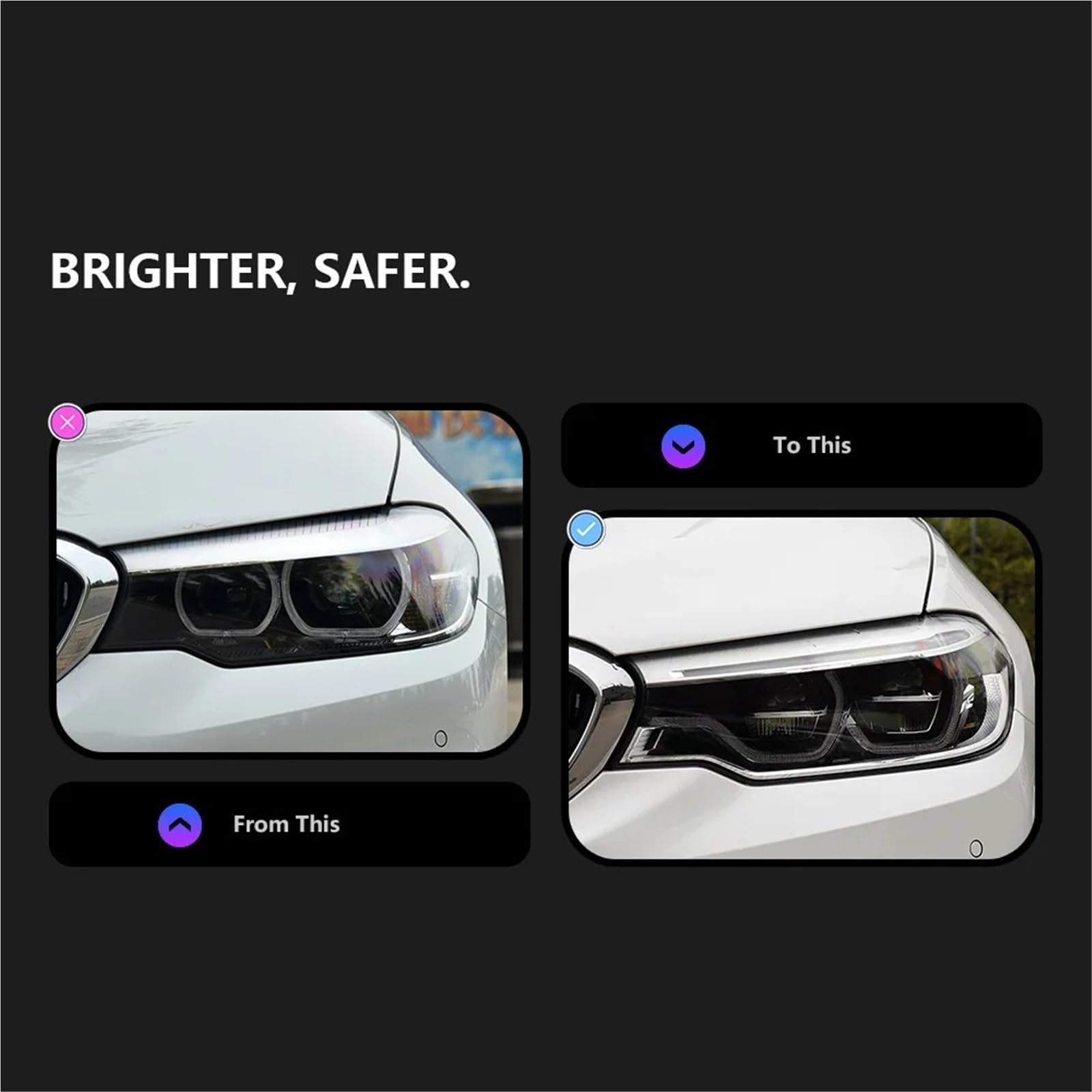 Faro Coche Faros Delanteros LED Para Coche, Luces De Circulación Diurna, Luces De Señal Para G30, 525i, 530i, 535i, G38, F90, Años 2017 A 2020. Faros Delanteros