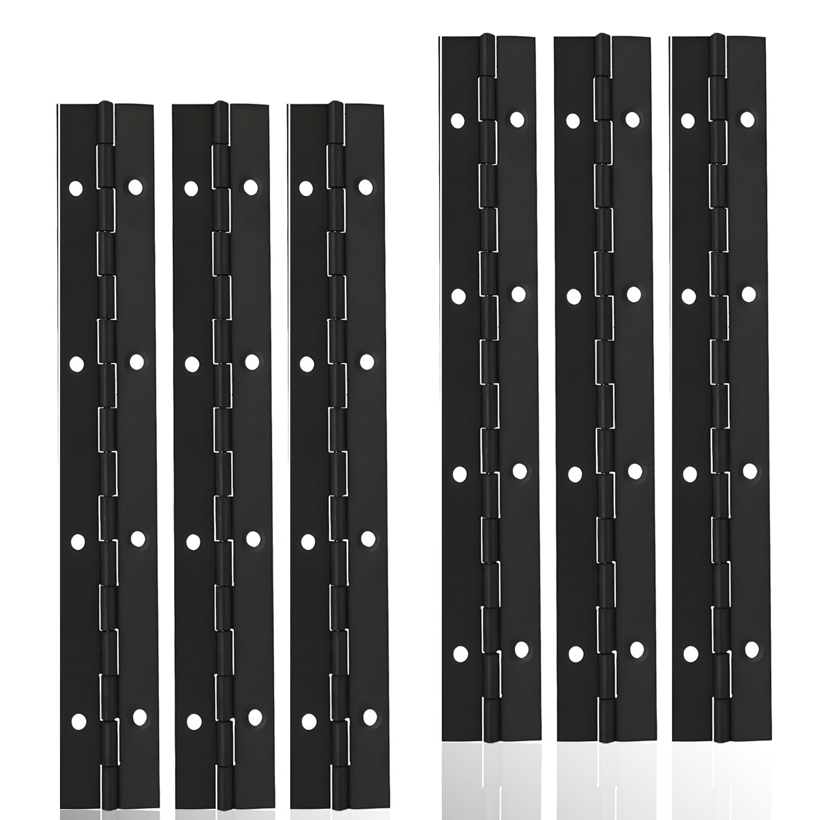 Stainless Steel Piano Hinges - 12 Pack -15