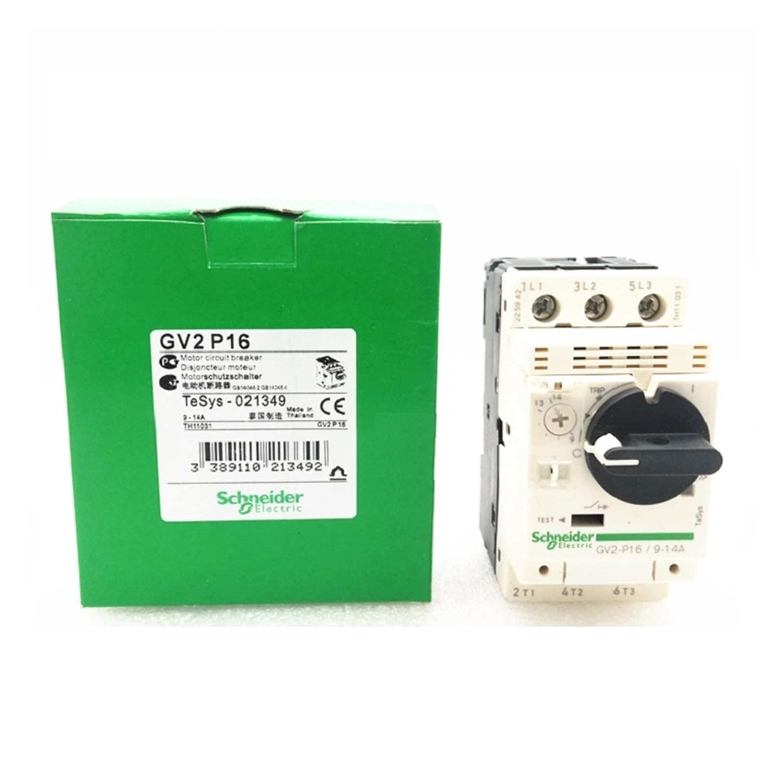 Disjoncteur GV2P21 magnétothermique à commande rotative robuste