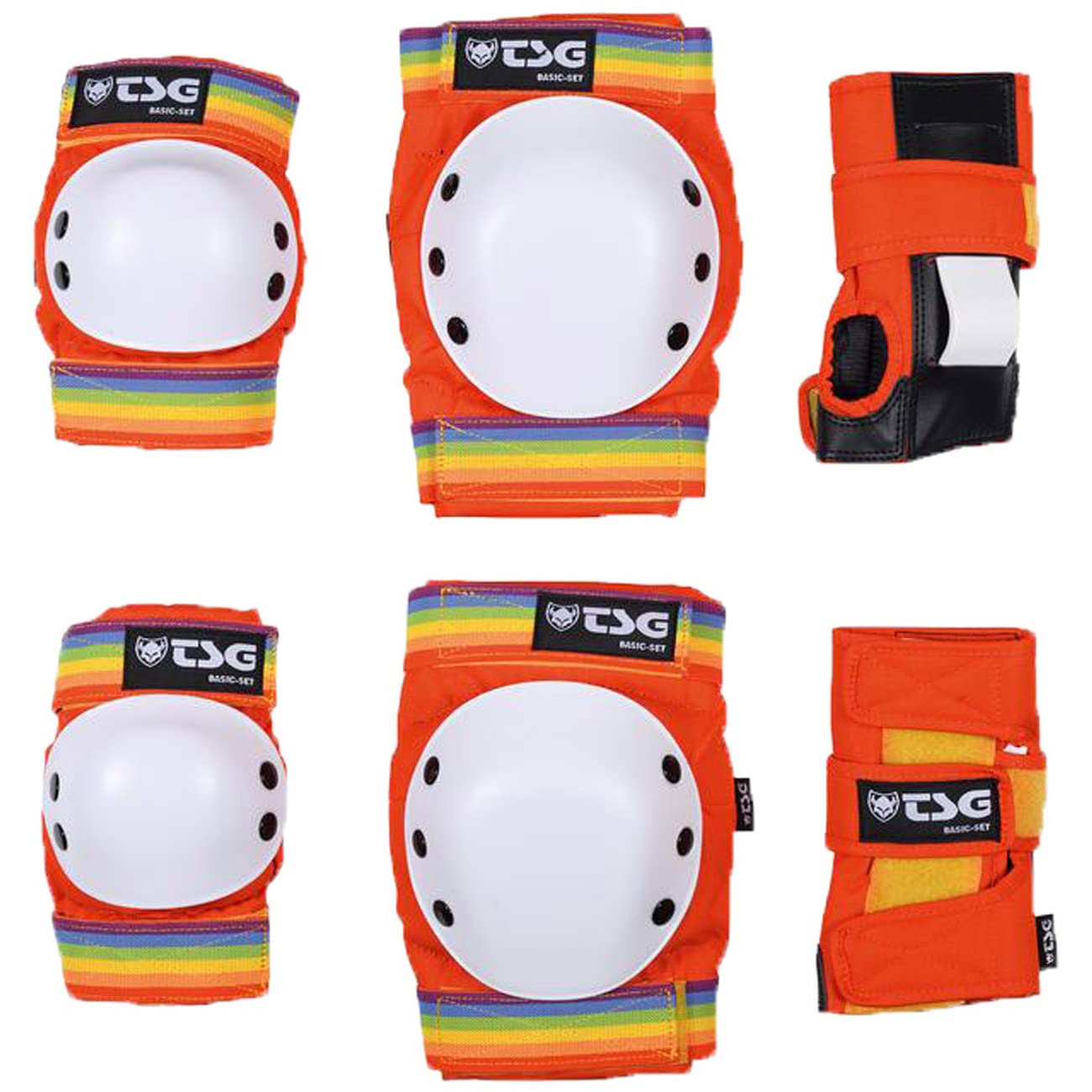 TSG Basic Set, Skate-Protection-Set, Schoner, Erwachsene, Jugendliche & Kinder, für Einsteiger & Fortgeschrittene