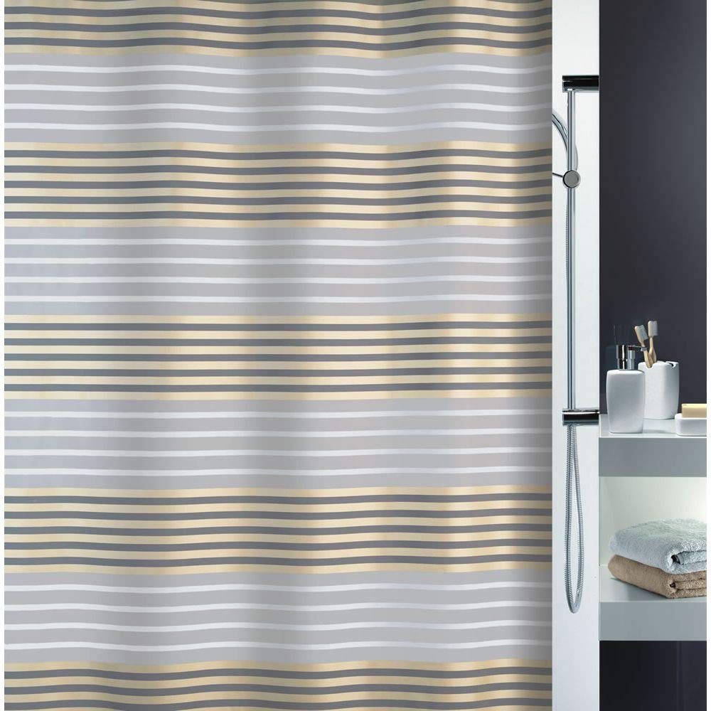 Spirella Rideau de Douche Polyester VERSILIA 180x180cm Beige