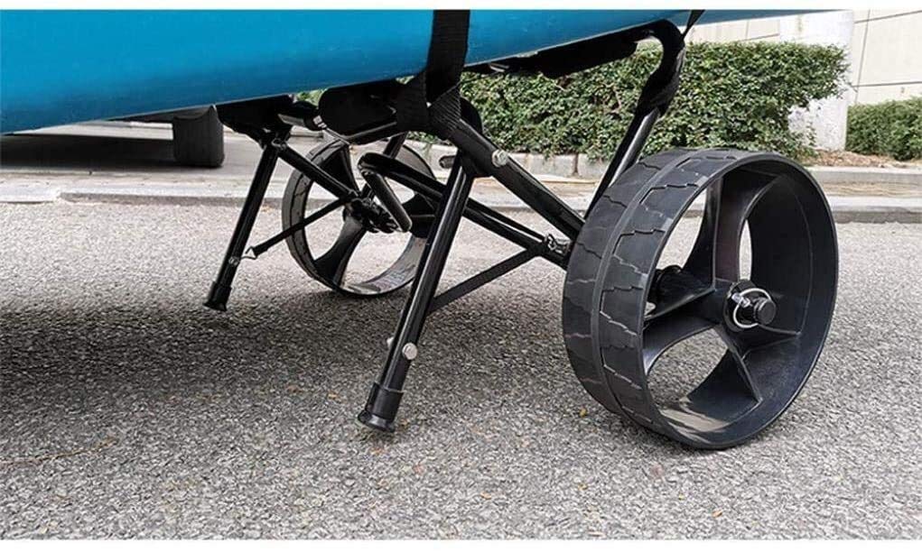 Carrelli per Kayak, Attrezzatura per la Nautica, Carrello da Trasporto Pieghevole in Alluminio, Carrello per Kayak e Canoa con Ruote sandhopper