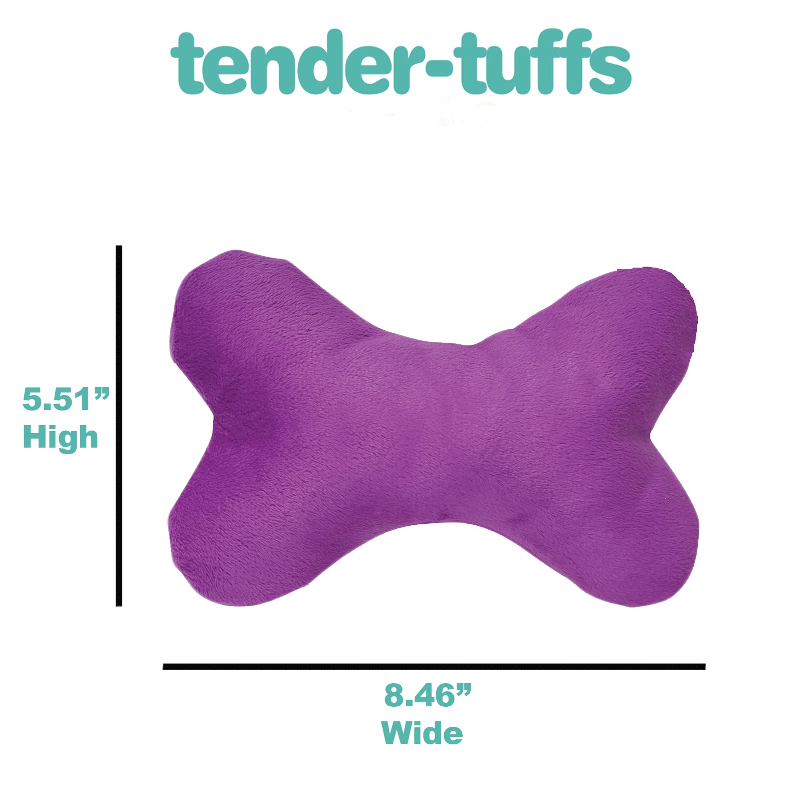 SmartPetLove Snuggle Puppy Tender-Tuffs Plüschspielzeug - Blauer Bär Mit Quietscher, TearBlok-Technologie