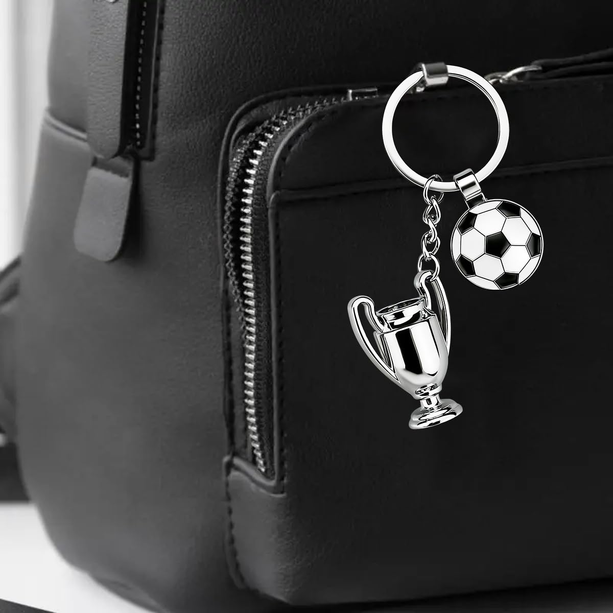 Football Keychain, Football Gift Keychain, Football Keyring for Boys and Girls, for Fans, Couples and Birthday Parties for Exchanging Gifts - 5