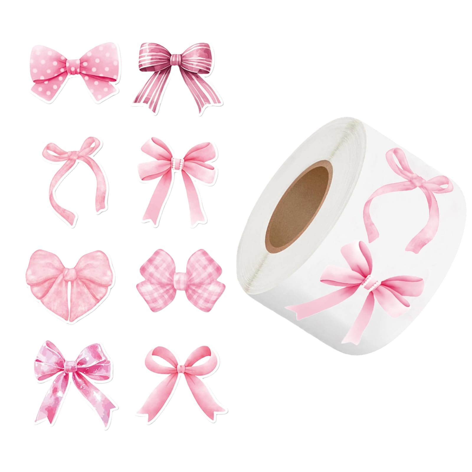 RBRMHM 500 Pcs Bows Seal Box Decal Decorative Scrapbooking for Journaling Packaging