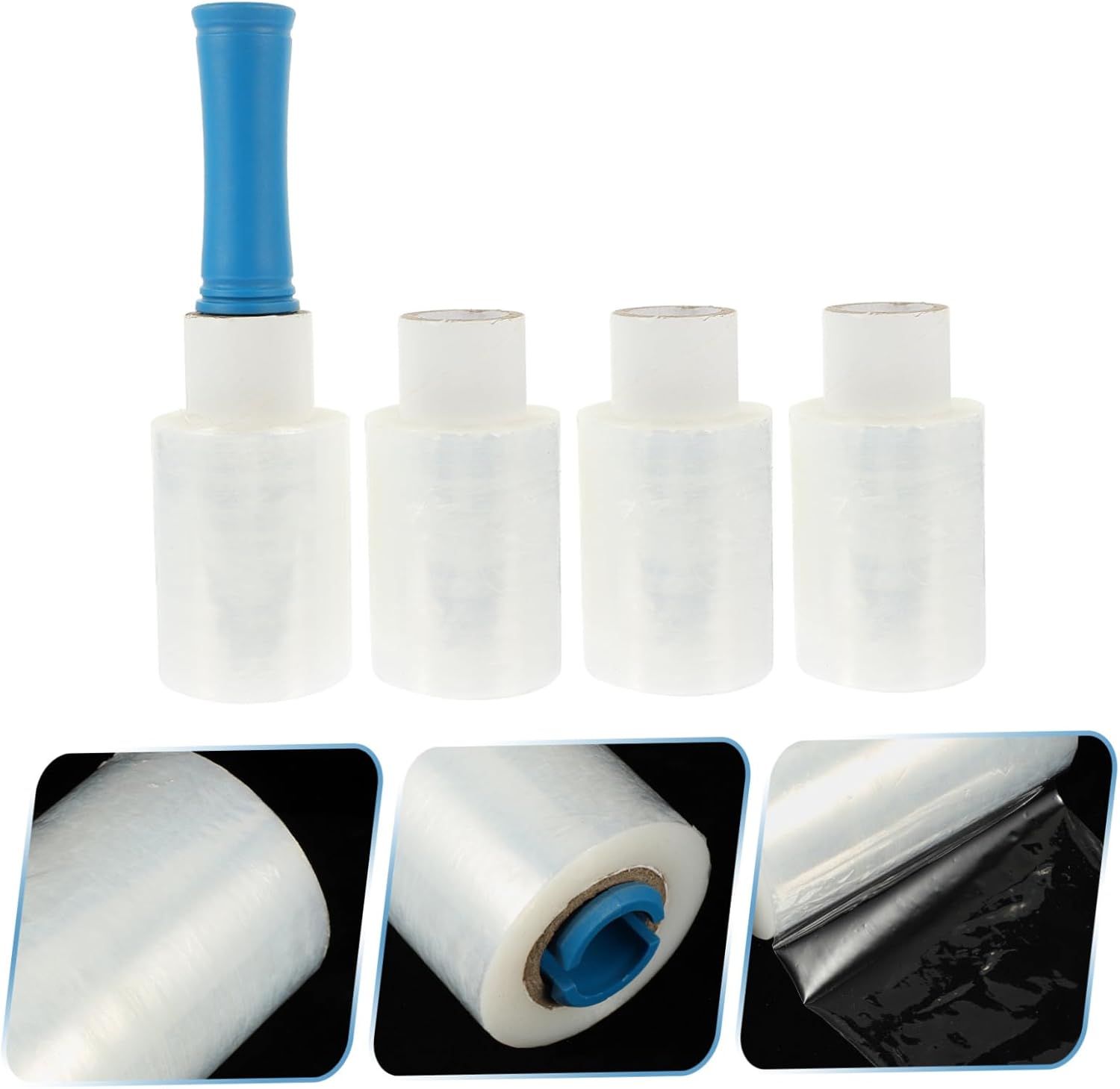 Heavy Duty Shrink Wrap Film with Handle Stretch Film for Industrial Packing Use Adhesive Packaging for Shipping and Moving