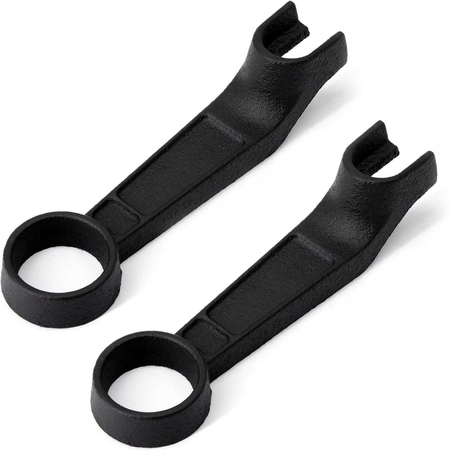 Criditpid 1307419A Bolt On Andiron Replacement for Vermont Castings Defiant Encore 0028, 2140, 2190, 2550 Wood Stoves, 2 Pack.