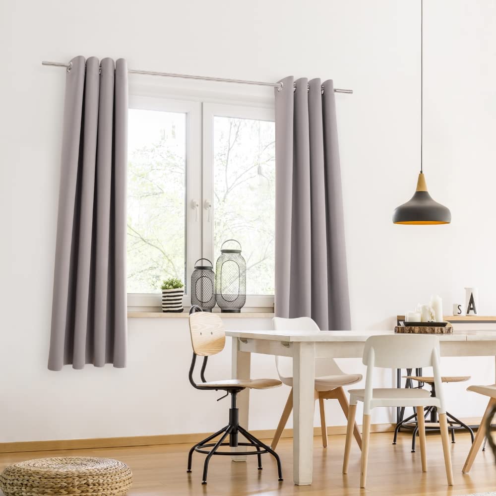 Blumtal Blackout Curtains, Set of 2 Eyelet Curtains, Easy Installation, Maximum Protection - Image 3