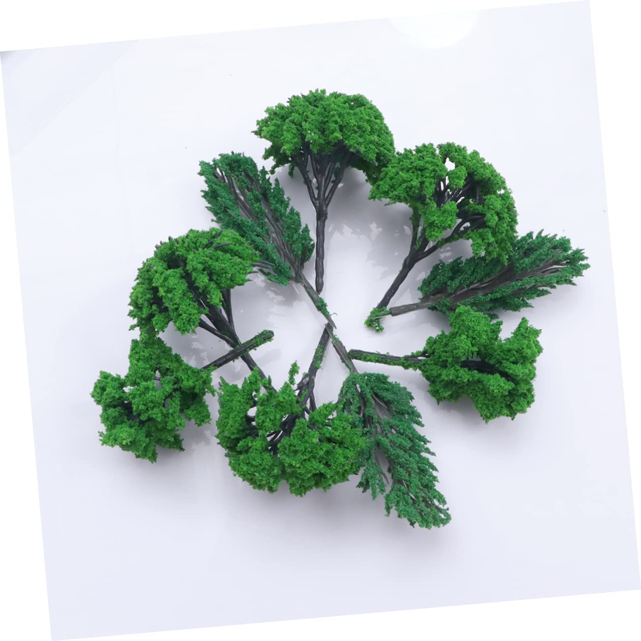 Cabilock 100 Piezas Mini Arboles Árboles Modelo De Arquitectura Paisaje Paisaje Arbol Artificial Miniatura Material Modelo