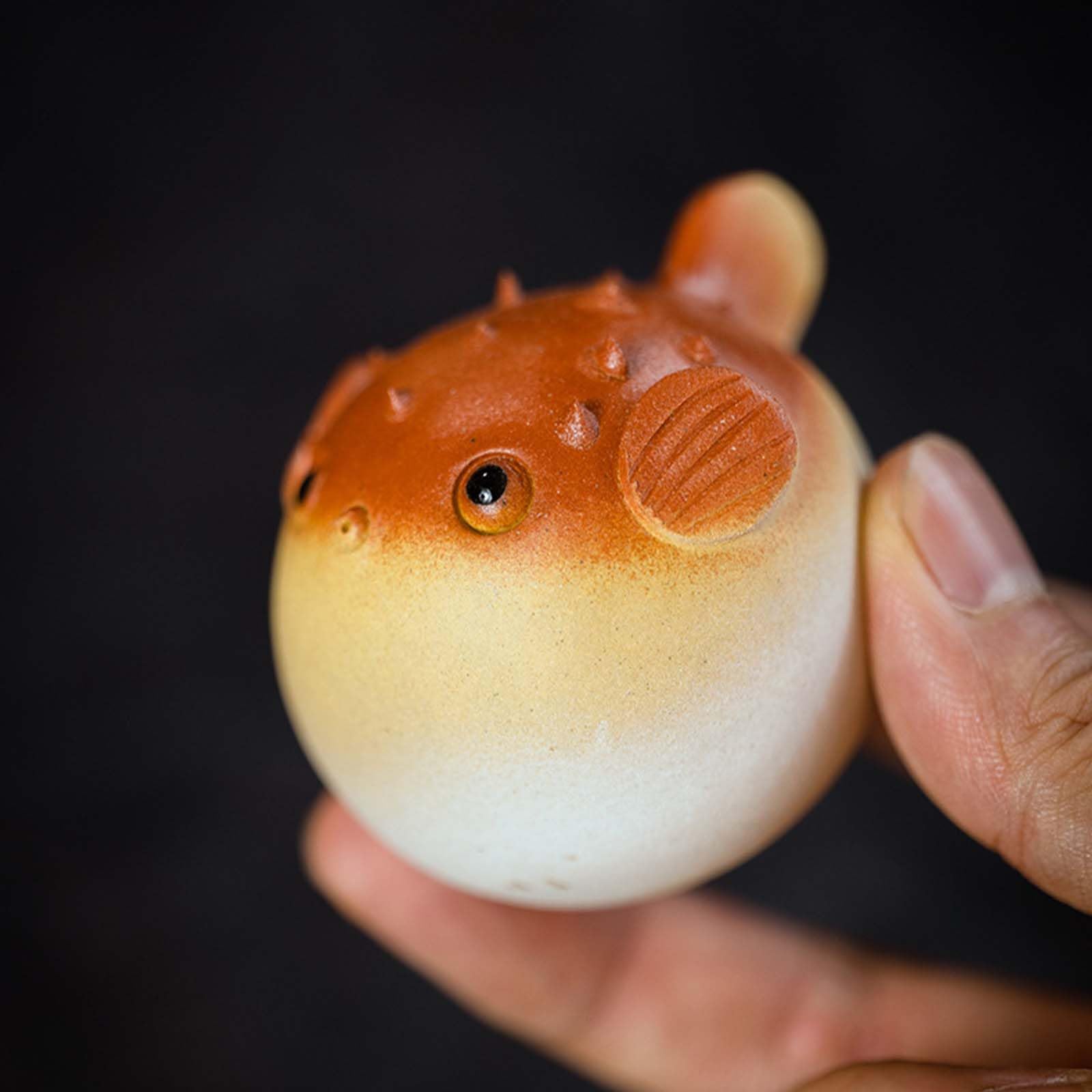 フグデザイン 置物 約10cm フグデザイン 置物 約10cm