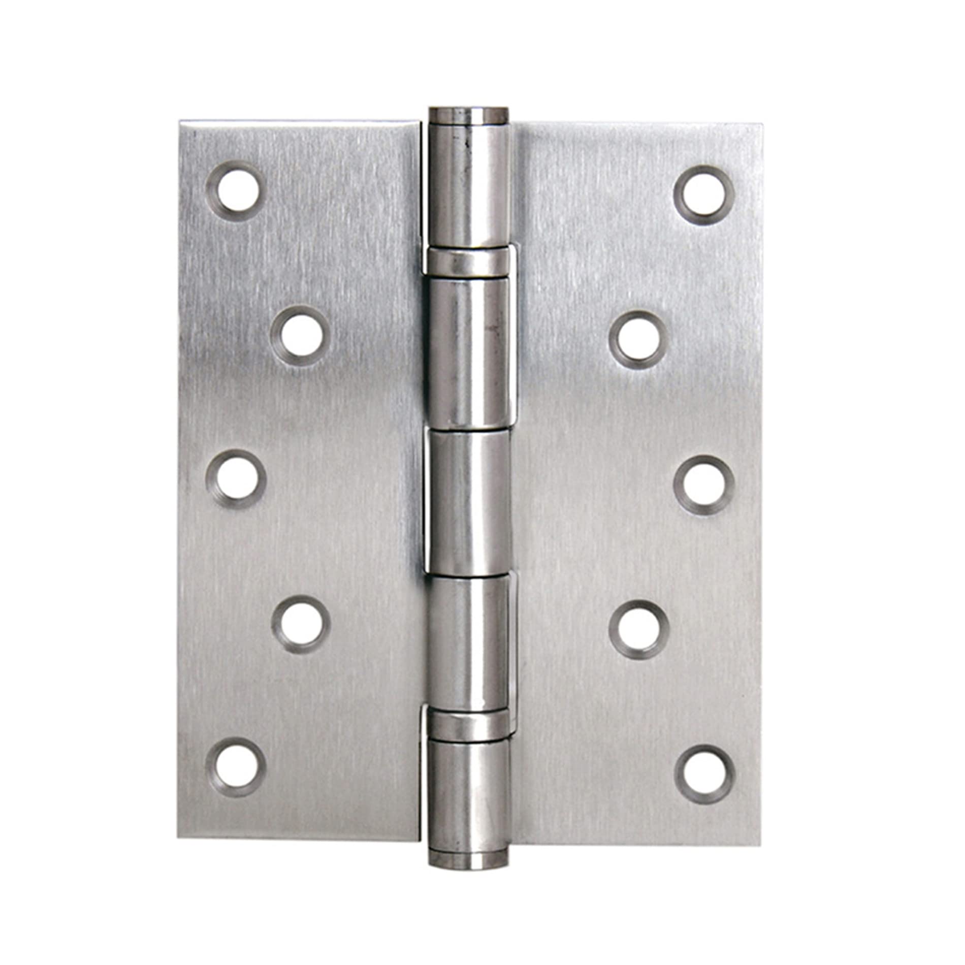 Charnières à Bout Paumelle à Visser Acier Inox à Roulement à Billes Charnière 127 x 102mm pour Portes Intérieures à Recouvrement Jusqu'à 120kg (4 Pièces)