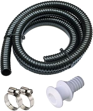 MAXZONE Automatic Submersible Boat Bilge Water Pump 12v 1100gph Bilge Pump And Bilge Pump Installation Kit Hose Set