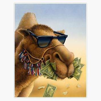 Camel Sticker Vinyl Waterproof Sticker Decal Car Laptop Wall Window Bumper Sticker 5"