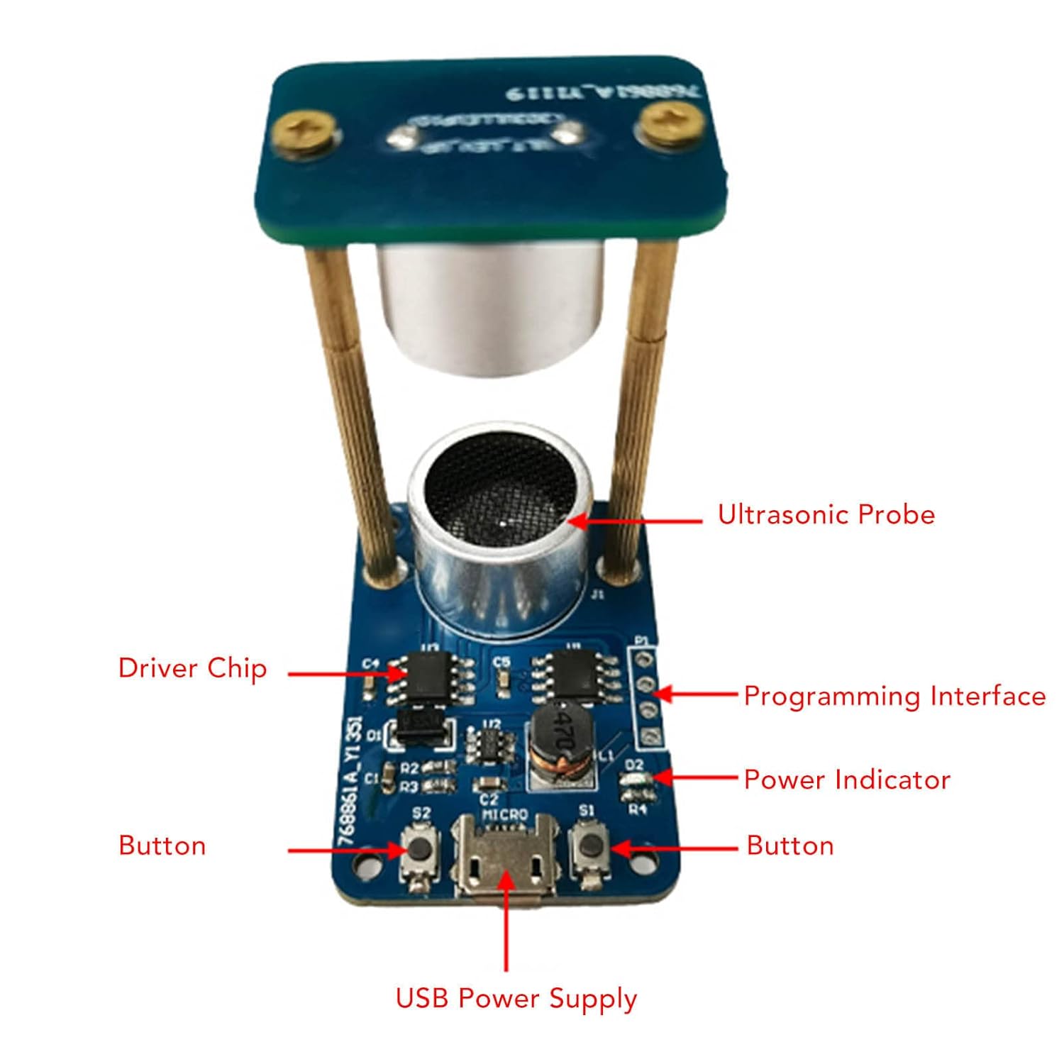 Focket DIY Acoustic Levitation, Ultrasonic Suspension Kit Electronic Production Learning Levitator Soldering Standing for Student (Focketvms2ue5f6d)