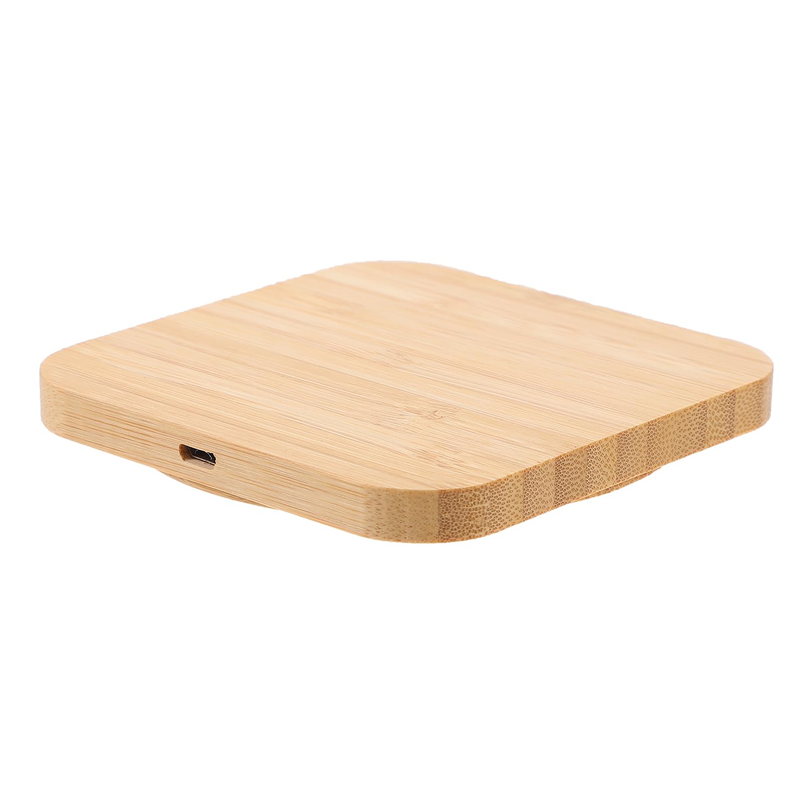 Cargador inalámbrico 10w de madera portátil para smartphone 4