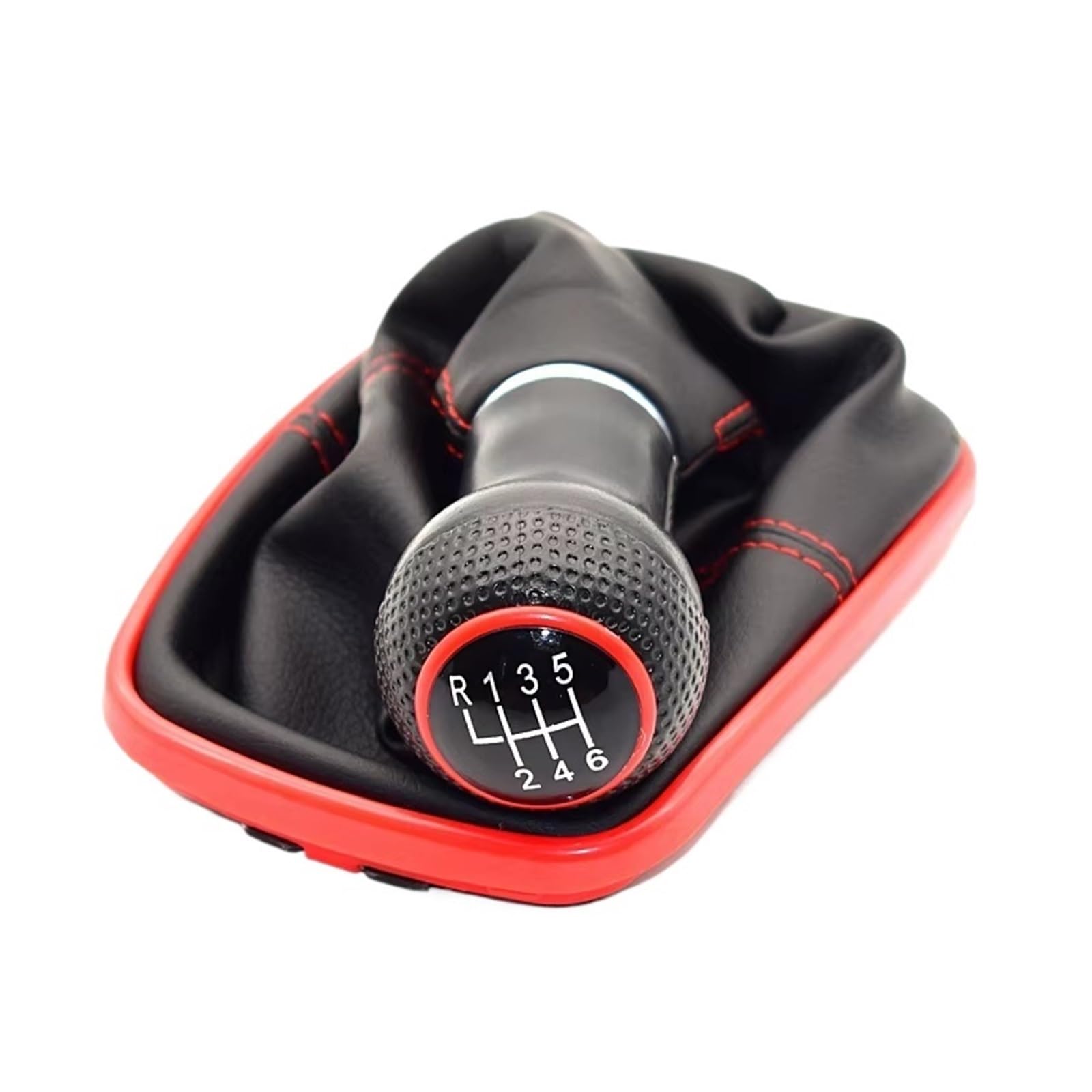 Bxbdekqgl 6 Speed Gear Shift Knob For Golf 4 Iv Mk4 For Gti R32 For Bora Jetta 12Mm Blue Manual Gear Shift Knob Pu Gaiter Boot 5/6 Speed(6 Speed)